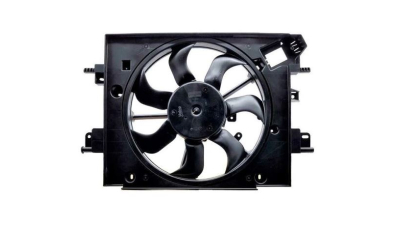 GMV radiator electroventilator Dacia Duster 2010-11.2017, motor 1.6, benzina, OEM/OES, 400 mm; 2 pini