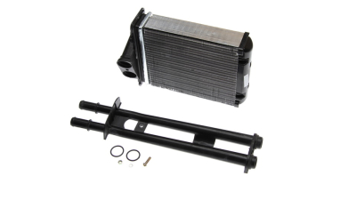 Radiator Incalzire Fiat 500, 07.2007-, motor 0.9 TwinAir Turbo, 1.2, 1.4, benzina, fara conducte, aluminiu mecanic/plastic, 180x159x42 mm, J.Deus