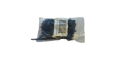 Coliere de plastic BestAutoVest negru 100x2.5mm 100buc