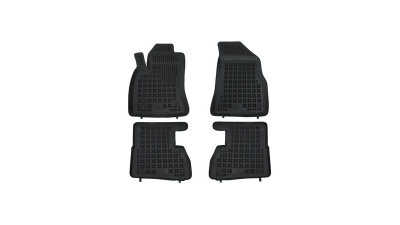 Set covorase auto din cauciuc Doblo (152/263), 01.2010-12.2014; Opel Combo, 11.2011-12.2018, negru, 4 bucati