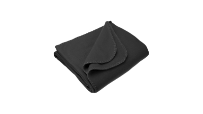 Patura plusata culoare negru 170x130cm 