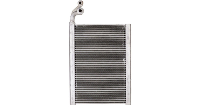 Evaporator aer conditionat Dodge Challenger SRT8, 2008-; Charger SRT8, 2005- motor 6.1 V8, 6.4 V8, benzina, full aluminiu brazat, 235x305x50 mm, iesire 11, 6 mm, intrare 15, 8 mm, tehnologie cu curgere paralela, 