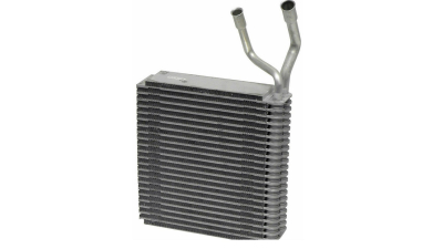 Evaporator aer conditionat Dodge Dakota, 1994-2011; Mitsubishi RAIDER, 2005-2010 motor 3.7 V6, 4.7 V8, benzina, full aluminiu brazat, 235x250x60 mm, iesire 14, 2 mm, intrare 17, 5 mm, tehnologie cu curgere paralela, 