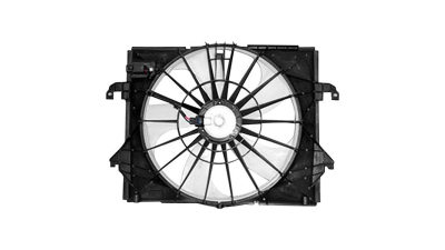 GMV radiator electroventilator Dodge RAM, 2008-2013, motor 3.7 V6, 4.7 V8, 5.7 V8, benzina, 550 mm; 4 pini