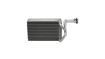 Evaporator aer conditionat Dodge Grand Caravan, 2008-2016, Lancia Voyager, 2011-2016 motor 3.6 V6, benzina, full aluminiu brazat, 235x142x65 mm, iesire 11, 2 mm, intrare 15, 4 mm, din spate, tehnologie cu curgere paralela, 