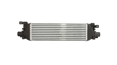 Intercooler Ford Fiesta, 05.2002-07.2008, motor 1.4 TDCI, Fiesta, 09.2004-2008, motor 1.6 TDCI, diesel, cutie manuala, cu/fara AC, aluminiu brazat/plastic, 450x150x50 mm, 