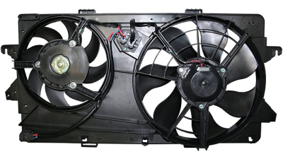 GMV radiator electroventilator Ford Transit, 2000-2006, motor 2.4 Di/TD/TDE, 2.4 TDCI/TDDi, diesel, cutie manuala, 