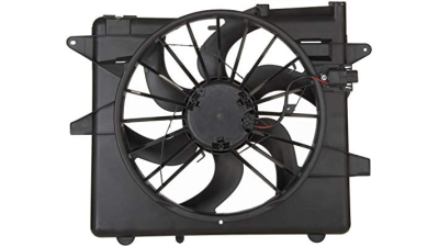 GMV radiator electroventilator Ford Mustang GT (S-197), 2005-2014, motor 4.6 V8, 5.0 V8, benzina, cu AC, 475 mm; 3 pini