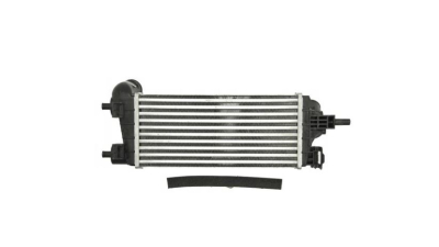 Intercooler Ford Focus III, 06.2011-2018, C-Max/C-Max Grand, 11.2010- motor 1.0 Ecoboost 74/92kw, benzina, cutie manuala, cu/fara AC, aluminiu brazat/plastic, 343x157x62 mm, SRLine, 