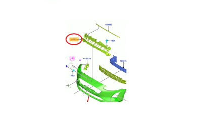 Suport bara de protectie Ford Focus, 04.2018-, Fata, Aftermarket