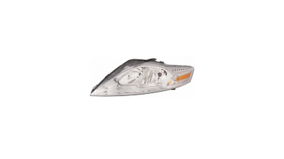 Far Ford Mondeo (Ba7), 09.2010-02.2015, fata, Stanga, version cu daytime running lights, fara carcasa becuri; fara parking light; H1+H7+PY21W+W5W; electric; fara carcasa; cu motor; VARROC