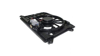 GMV radiator electroventilator Ford C-Max Energi, 2011-, C-Max/C-Max Grand, 2011-, motor 2.0 h, benzina/electric, cutie CVT, cu AC, 412 mm; 2 pini