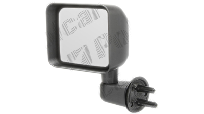 Oglinda exterioara Jeep Wrangler (Jk), 07.2011-2018, partea Dreapta, culoare sticla crom, sticla convexa, cu carcasa neagra, cu incalzire, ajustare electrica, 5182174AA, mufa cu 6 gauri/ 5 pini