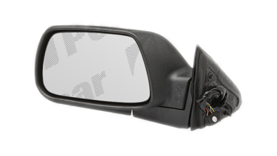 Oglinda exterioara Jeep Grand Cherokee (Wh), 01.2005-07.2010, partea Stanga, culoare sticla crom, sticla plana, cu carcasa neagra, cu incalzire, ajustare electrica, 
5515-6451-AB