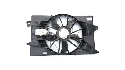 GMV radiator electroventilator Chrysler 200, 2014-, Jeep Cherokee (KL), 2013-, motor 2.4, benzina, 391 mm; 4 pini