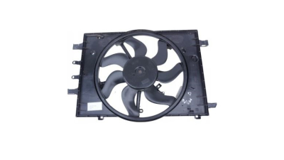 GMV radiator electroventilator Infiniti Q50, 2013-, Q60, 2016-, motor 2.0 T, benzina, cutie automata, cu AC, 464; 2 pini