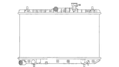 Radiator racire Hyundai Accent, 09.1999-10.2002, motor 1.5, 66 kw, benzina, cutie manuala, cu/fara AC, 655x335x23 mm, aluminiu/plastic, 