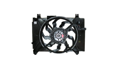 GMV radiator electroventilator Hyundai Accent, 2006-2010, motor 1.5 CRDI, diesel, cu AC, 240 W; 357; 3 pini