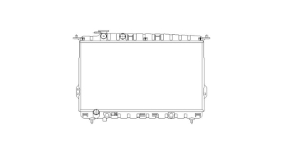 Radiator racire Kia Magentis, 2001-2005 ( 2,5 V6 124kw ; 2,0 100kw) Benzina, Manual, Cu/fara AC, 715x400x18, Cu lipire fagure prin brazare Aftermarket