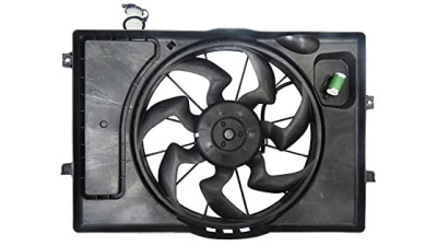 GMV radiator electroventilator Hyundai Elantra (AD), 2016-, motor 1.6; 2.0, benzina, 420; 3 pini