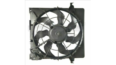 GMV ventilator radiator Kia Ceed/Pro Ceed, 2007-2012, Hyundai I30, 2007-2012, motor 1.6 CRDI, diesel, cutie manuala, cu AC, 180 W; 420 mm; 3 pini, 