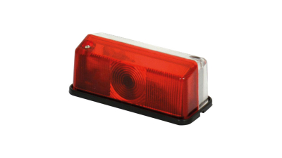 Lampa gabarit auto Carpoint 12V, Rosu- Alb, 12V, T4W, 4W, 95 x 45 x 40 mm 