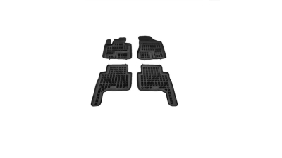 Set covorase auto din cauciuc KIA SORENTO (XM), 05.2009-12.2012, presuri tip tavita, negru