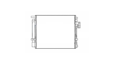 Condensator climatizare OEM/OES Kia Sorento, 11.2009-12.2015, motor 2.0 CRDI, 110 kw/2.2 CRDI, 145 kw diesel, cutie manuala/automata, full aluminiu brazat, 540(510)x435(430)x16 mm, cu uscator si filtru integrat