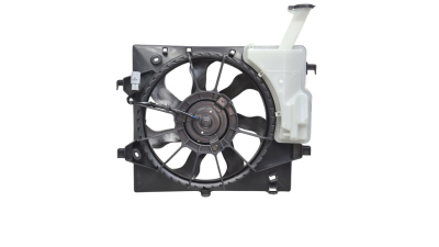 GMV radiator electroventilator Kia Picanto (TA), 2011-2017, motor 1, 0; 1.2, benzina, cu AC, 130 W; 335 mm; 2 pini, 