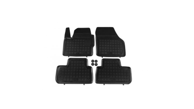 Set covorase auto din cauciuc Freelander (Fa), 11.2006-11.2014, negru, 4 bucati