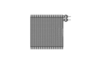 Evaporator aer conditionat Mazda 6 2012-, 260x270x45mm, BestAutoVest 45D1P8-1