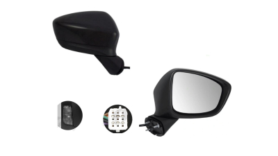 Oglinda exterioara Mazda CX-5 (Ke), 03.2012-2014, partea Dreapta, culoare sticla crom , sticla convexa, cu carcasa grunduita, cu incalzire , ajustare electrica, KD53-69-181H; KD53-69-182B; KD53-69-1G7B; KD53-69-1G7B33