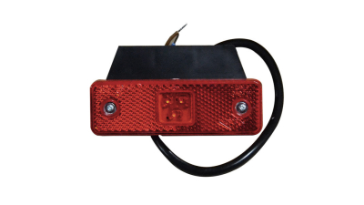 Lampa gabarit auto BestAutoVest 12/24V dreptunghiulara rosie cu leduri, 98x31x18mm , 1 buc.