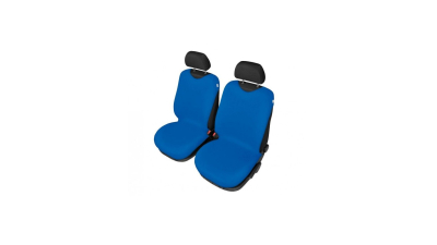 Set huse scaune fata tip maieu pentru Chevrolet Aveo, culoare Albastru, 2 bucati