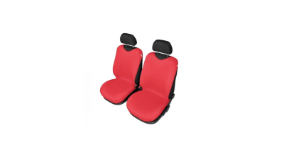 Set huse scaune fata tip maieu pentru Audi Q5, culoare Rosu, 2 bucati