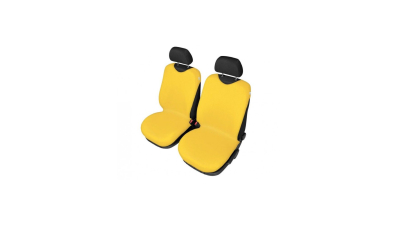 Set huse scaune fata tip maieu pentru Nissan Navara, culoare Galben, 2 bucati