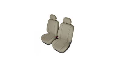 Set huse scaun model Hermes Beige pentru Kia Carens, culoare bej, set huse auto Fata