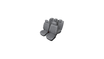 Set huse scaun model Arcadia pentru Fiat Panda 3 dupa 2012, culoare gri, set huse auto Fata si Spate