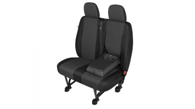 Husa bancheta cu doua locuri Ares Van DV2 L pentru bancheta cu tavita compatibila cu Citroen Jumper, Fiat Ducato, Ford Tranzit, Iveco Daily, Mercedes Sprinter, Peugeot Boxer, Renault Mascot, Vw LT, Crafter 