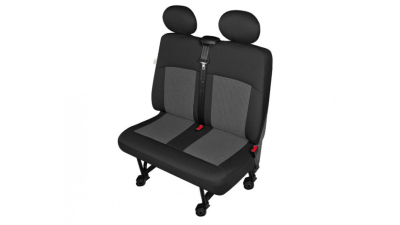 Husa bancheta cu doua locuri Apollo DV2 L, pentru Citroen Jumper, Fiat Ducato, Ford Transit, Iveco Daily, Mercedes Sprinter, Peugeot Boxer, Renault Mascot, Vw LT, Crafter 