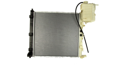 Radiator racire Mercedes Vito 113/114 (W638), 02.1995-03.1999, motor 2.0, 100 kw; 2.3, 105 kw, benzina, cutie manuala, fara AC, 573x564x34 mm, aluminiu/plastic, 