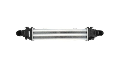 Intercooler Mercedes Clasa C (W204), 01.2010-2014, Clasa E (W212), 01.2009-2016, motor 2.1 CDI 100kw, diesel, cu/fara AC, aluminiu brazat/plastic, 625x128x62 mm, Behr/Hella, 