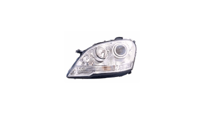 Far Mercedes Clasa Ml (W164), 07.2008-11.2011, fata, Stanga, H7+H7+H7+PY21W+W5W+WY5W; electric; cu motor, DEPO