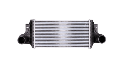 Intercooler Mercedes Clasa M (W164), 02.2006-2015, GL (X164), 09.2006-2012, motor 4.0 CDI 225kw, diesel, cutie automata, cu/fara AC, aluminiu brazat/plastic, 550x278x64 mm, 