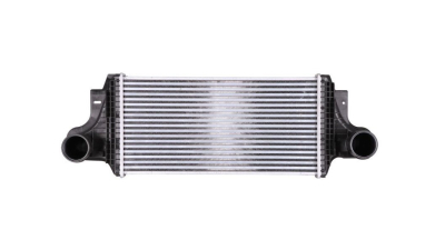 Intercooler Mercedes Clasa M (W164), 02.2006-2015 ML420 / ML450 CDI, GL (X164), 09.2006-2012, GL420/GL450 CDI motor 4.0 CDI 225kw, diesel, cutie automata, cu/fara AC, aluminiu brazat/plastic, 550x279x68 mm, Behr/Hella, 