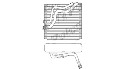 Evaporator aer conditionat SMART FORTWO (W451), 2007-2014 motor 1.0 T, 1.0, benzina, full aluminiu brazat, 235x207x48 mm, mm, mm, tehnologie cu curgere paralela, , 