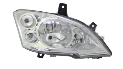 Far Mercedes Vito/ Viano (W639), 10.2010-2014, partea Dreapta, cu daytime running light; tip bec H7+H7+H7; reglare electrica; cu motor