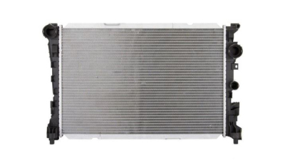 Radiator racire Mercedes Clasa CLS (C218), 01.2011-2018, CLS63 AMG, motor 5.5 V8, 386/410/430 kw, benzina, cutie automata, cu/fara AC, 635x437x32 mm, SRLine, aluminiu brazat/plastic 