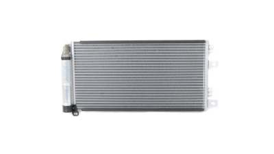 Condensator climatizare OEM/OES MINI One; Mini (R50, R52, R53), 04.2003-09.2006, motor 1.4, 55 kw benzina, cutie manuala/CVT, full aluminiu brazat, 630 (585)x317x16 mm, cu uscator si filtru integrat