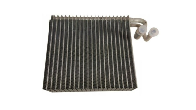 Evaporator aer conditionat MINI MINI R50/R52/R53, 2001-2015 model Cooper, motor 1.6, benzina, full aluminiu brazat, 225x240x58 mm, iesire 11, 6 mm, intrare 14, 4 mm, tehnologie cu curgere paralela, 